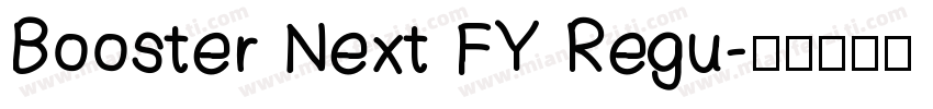Booster Next FY Regu字体转换